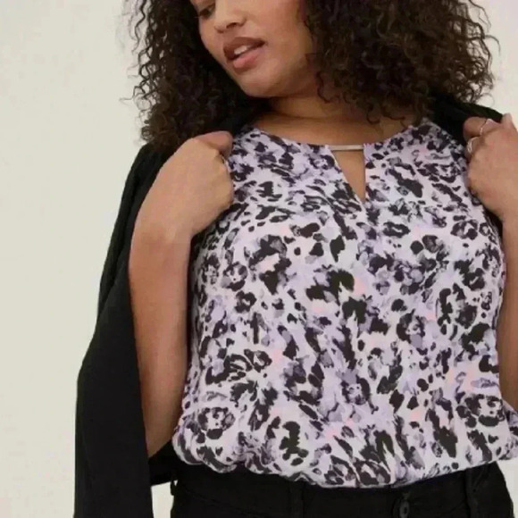 torrid Tops - Torrid Purple Sleeveless Top, 00x